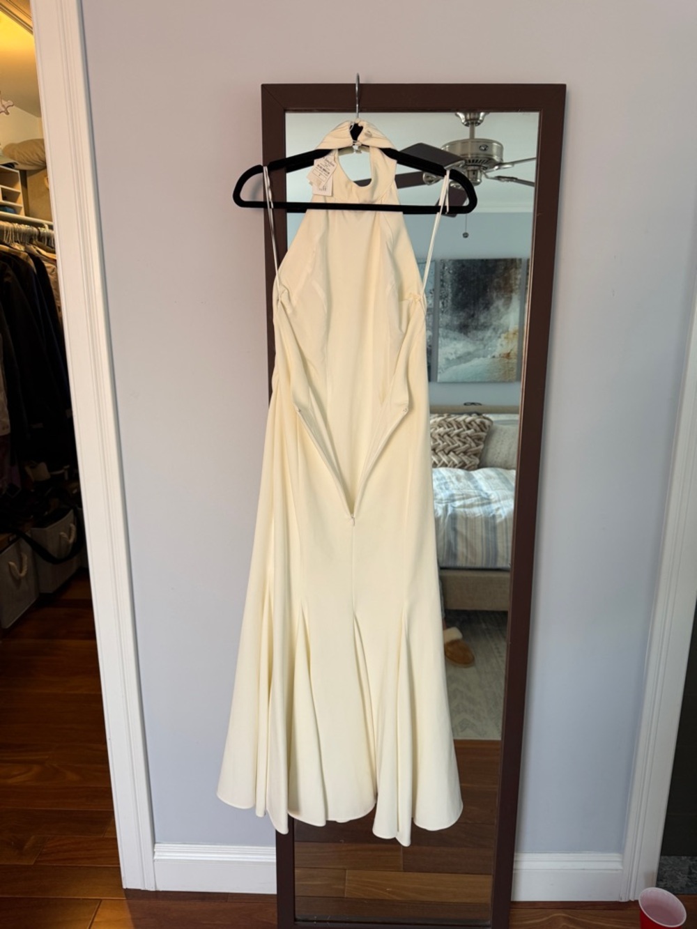 Milly Penelope high neck halter dress - Picture 4 of 5